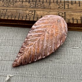 First Frost Leaf Pendant