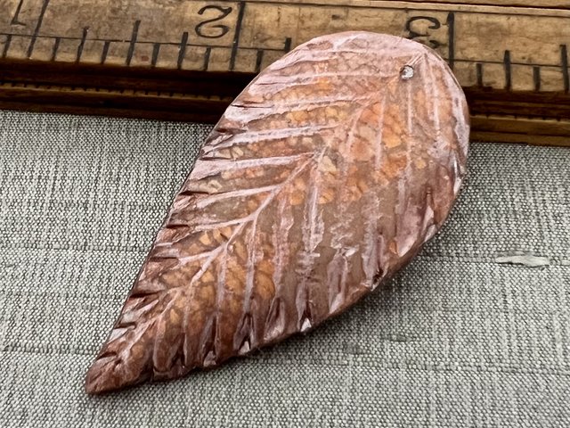 First Frost Leaf Pendant
