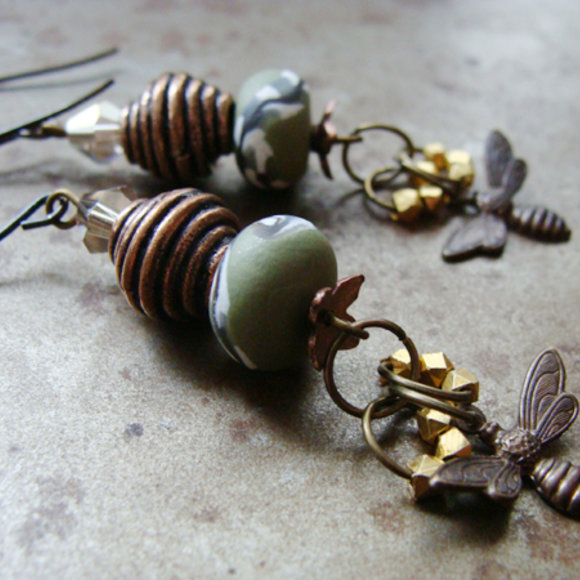 Beehive Earrings