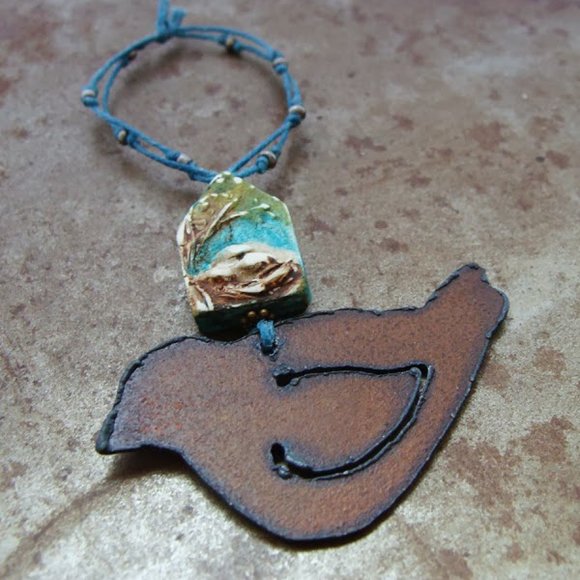 Rustic Bird Ornament