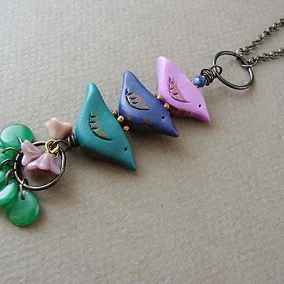 Flamenco Bird Pendant