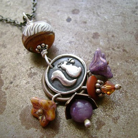 Squirrelin' Away Pendant