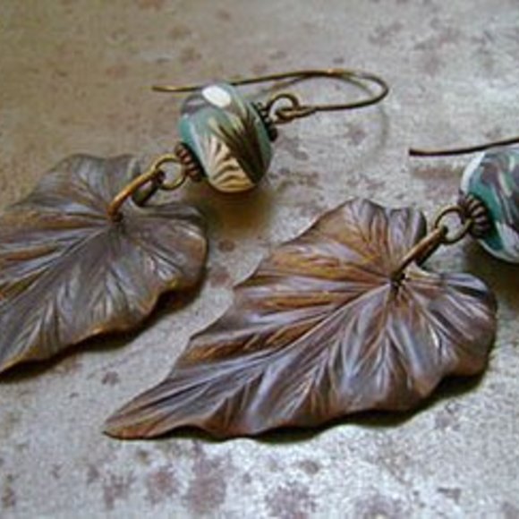 Woodland Leaf Earrings