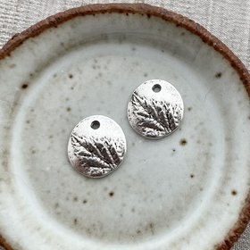 Berry Leaf Charms Silver - 2