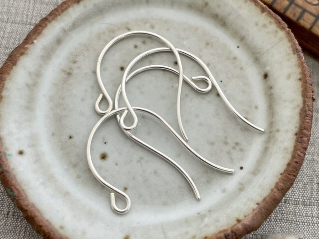 Sterling Silver Plated Ear Wires -2 Pairs